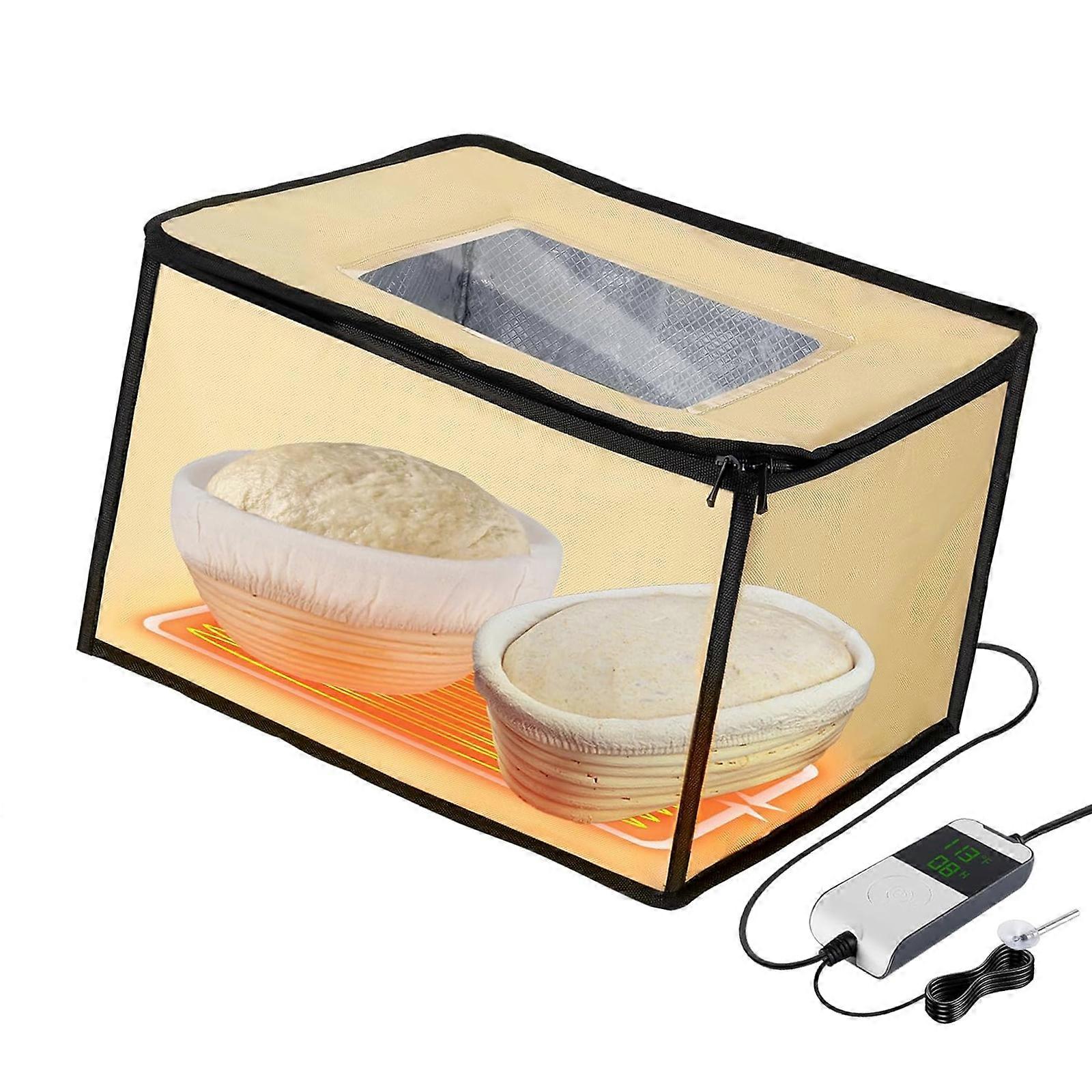 Home Baking Supplies Large Capacity Dough Fermenter with Temperature Sensor and Timer Folding Bread Making Accessories Multicolor