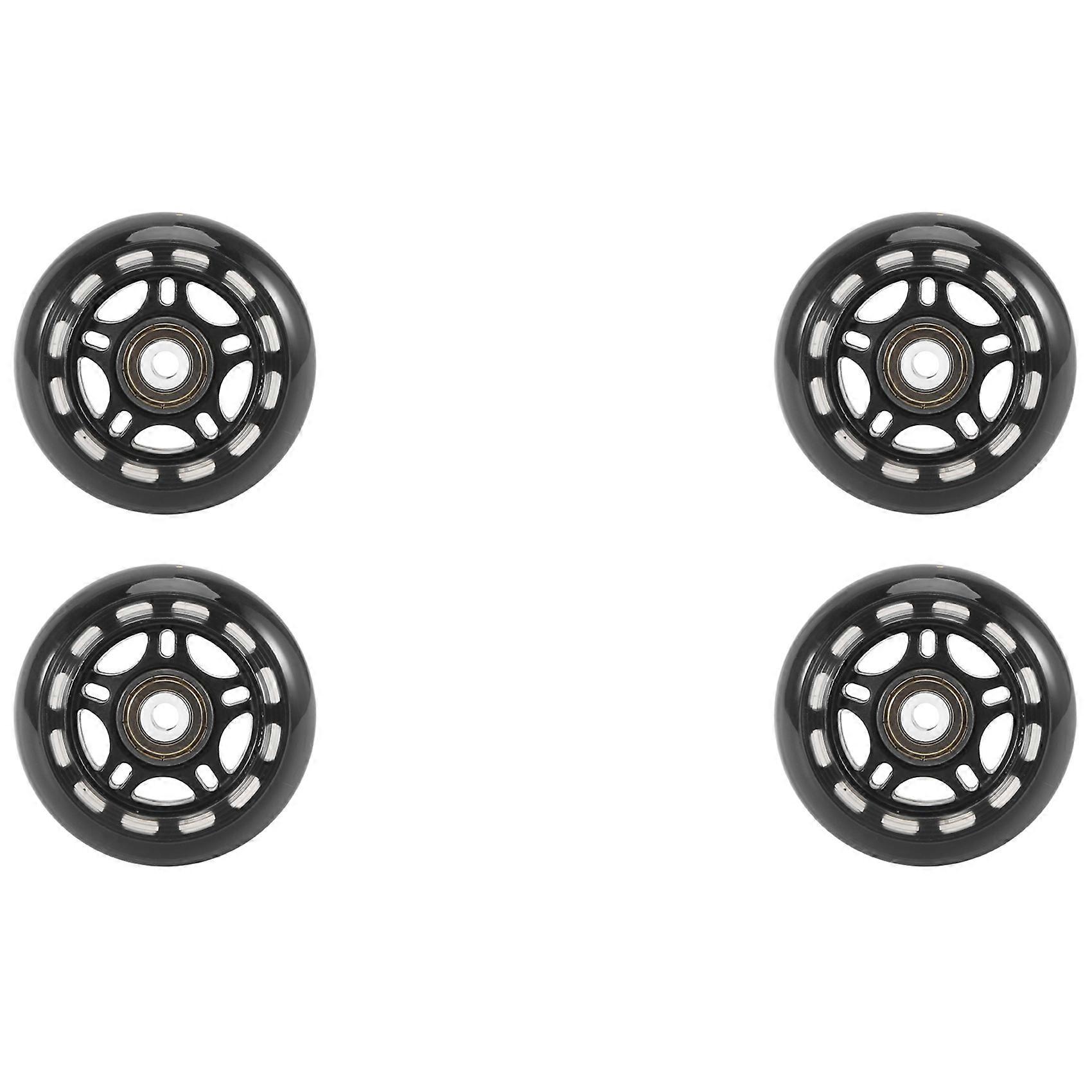 32 Pack Inline Skate Wheels Beginner's Roller Blades Replacement Wheel with Bearings Wheels 70mm