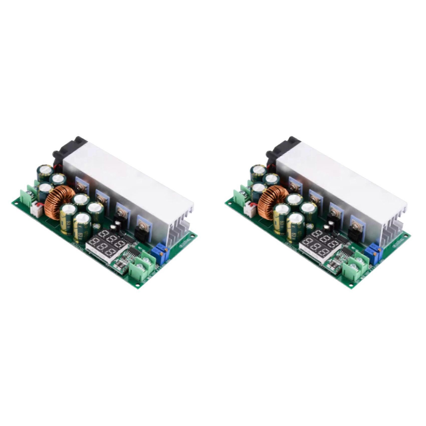 2X DC12-80V 20A Step-Down Power Module Current Constant Voltage Voltage Current Display 600W Buck Converter Module