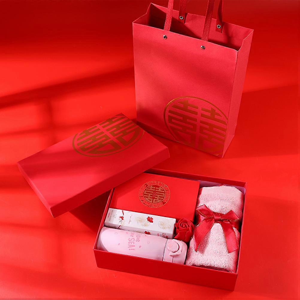 Paper Package Box Creative Gift Packing Box Ideal For Birthday Anniversary Large Size 2Pack