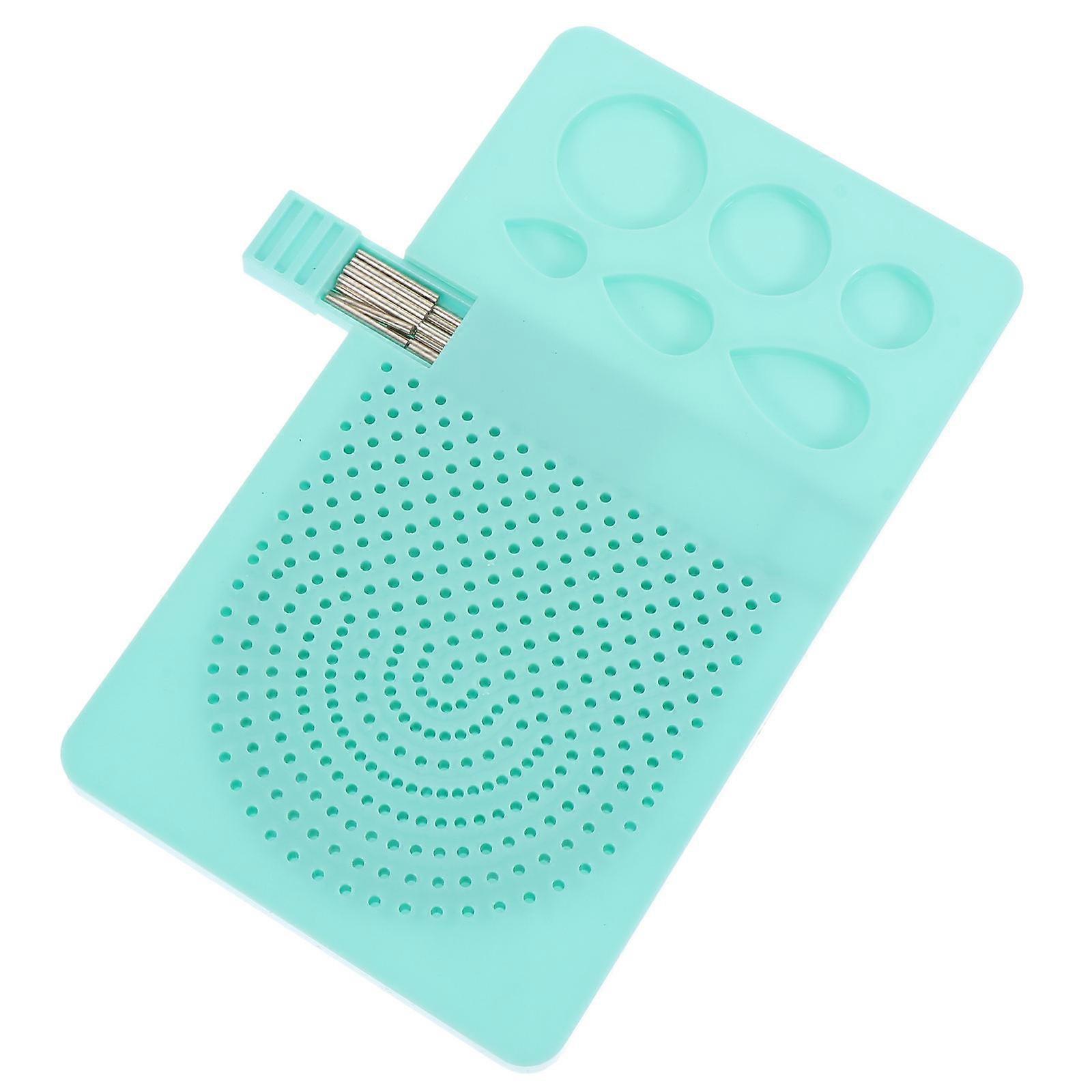 Blue Quilling Board with Pin for Decor 1Set Paper Winding Tool