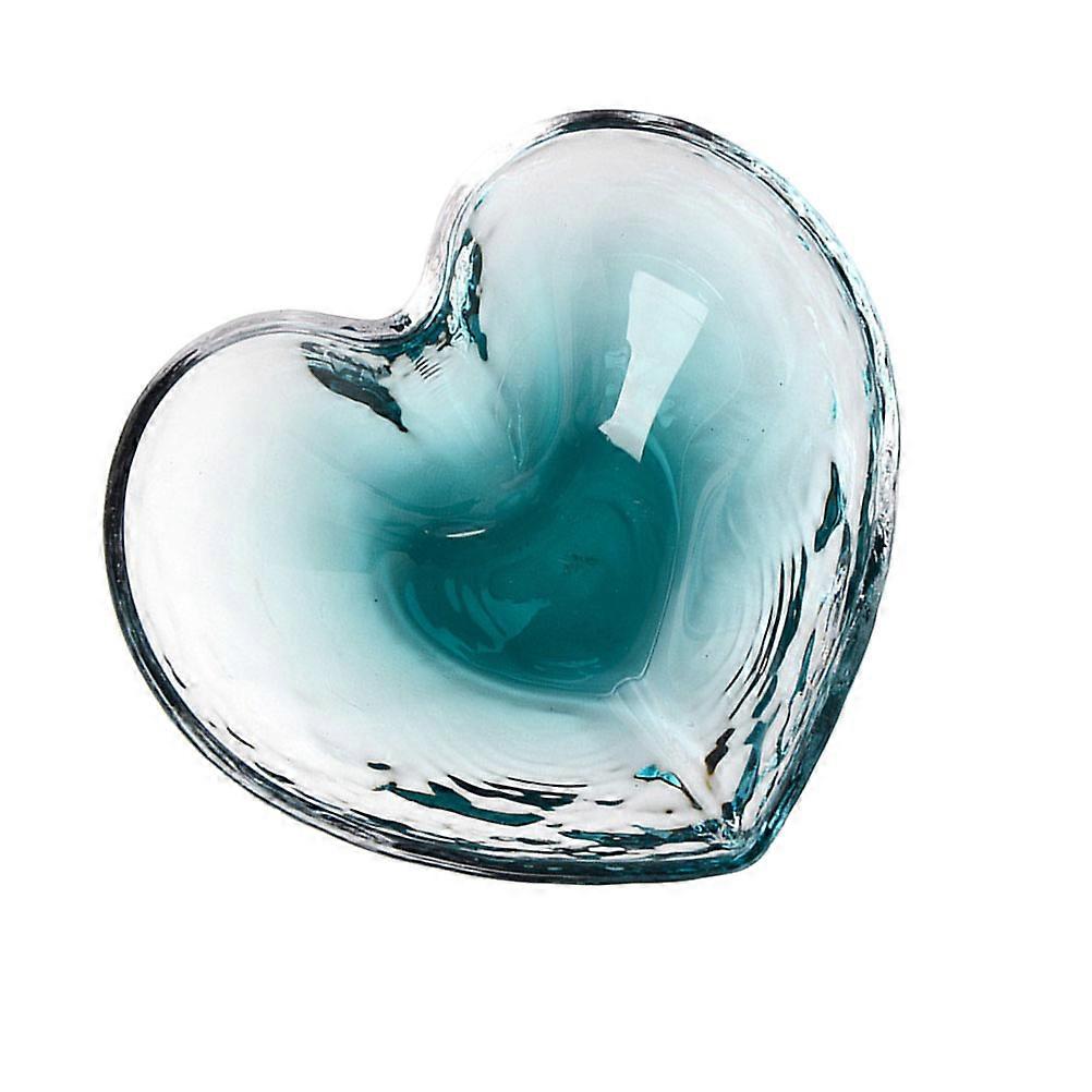 Heart Serving Bowls Creative Crystal Bowl For Poolside Clear 1Pack