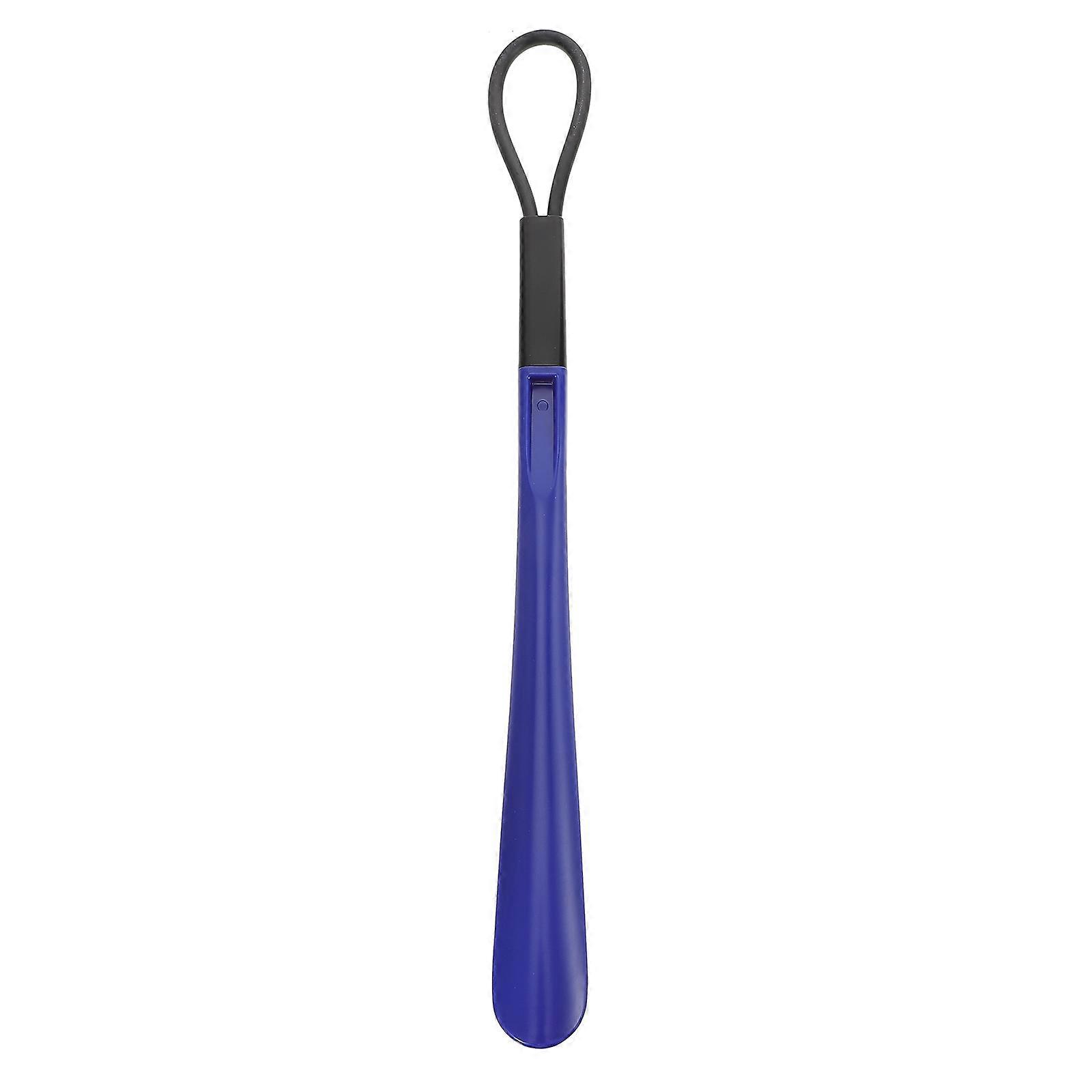 Plastic Shoe Horn Tool for Comfortable Use Professional ABS Long Handle Blue