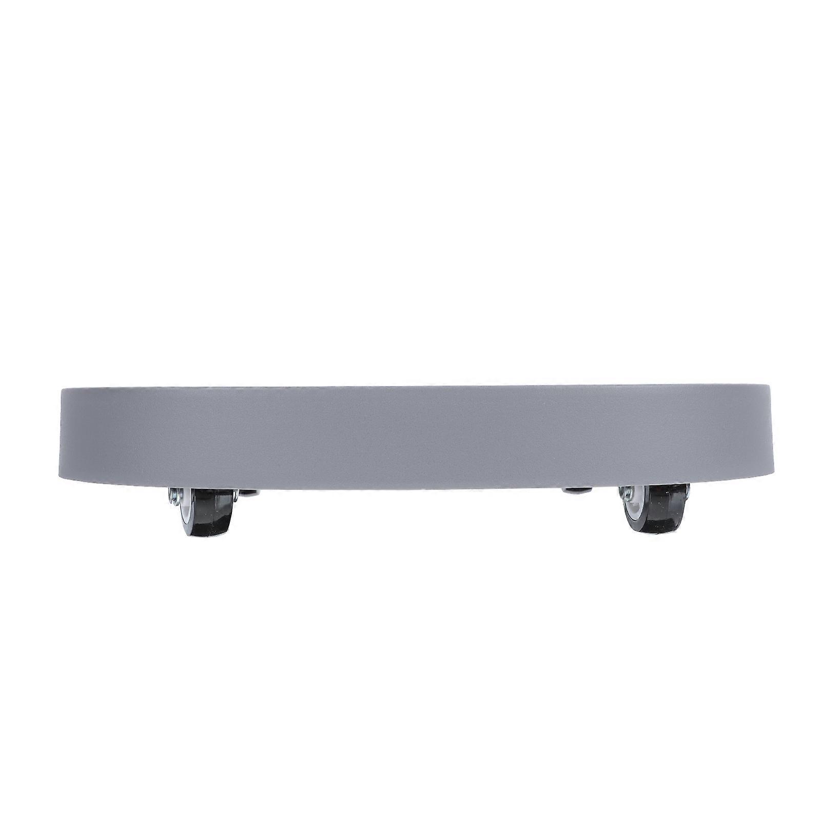 Movable Pot Tray Plastic Vase Rack with Wheels for Home Use 2Pcs Set