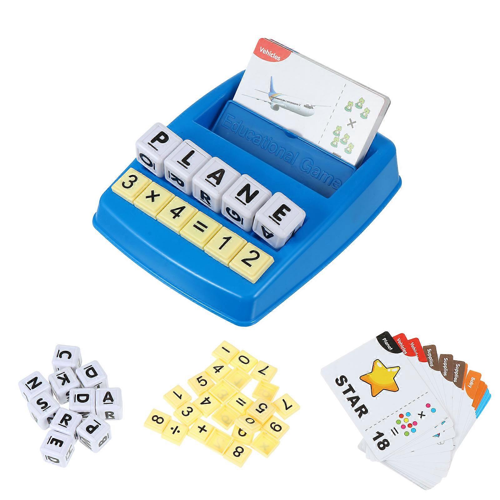 Literacy Fun Game Educational Toy for Kids Playing 2Sets Preschool Learning