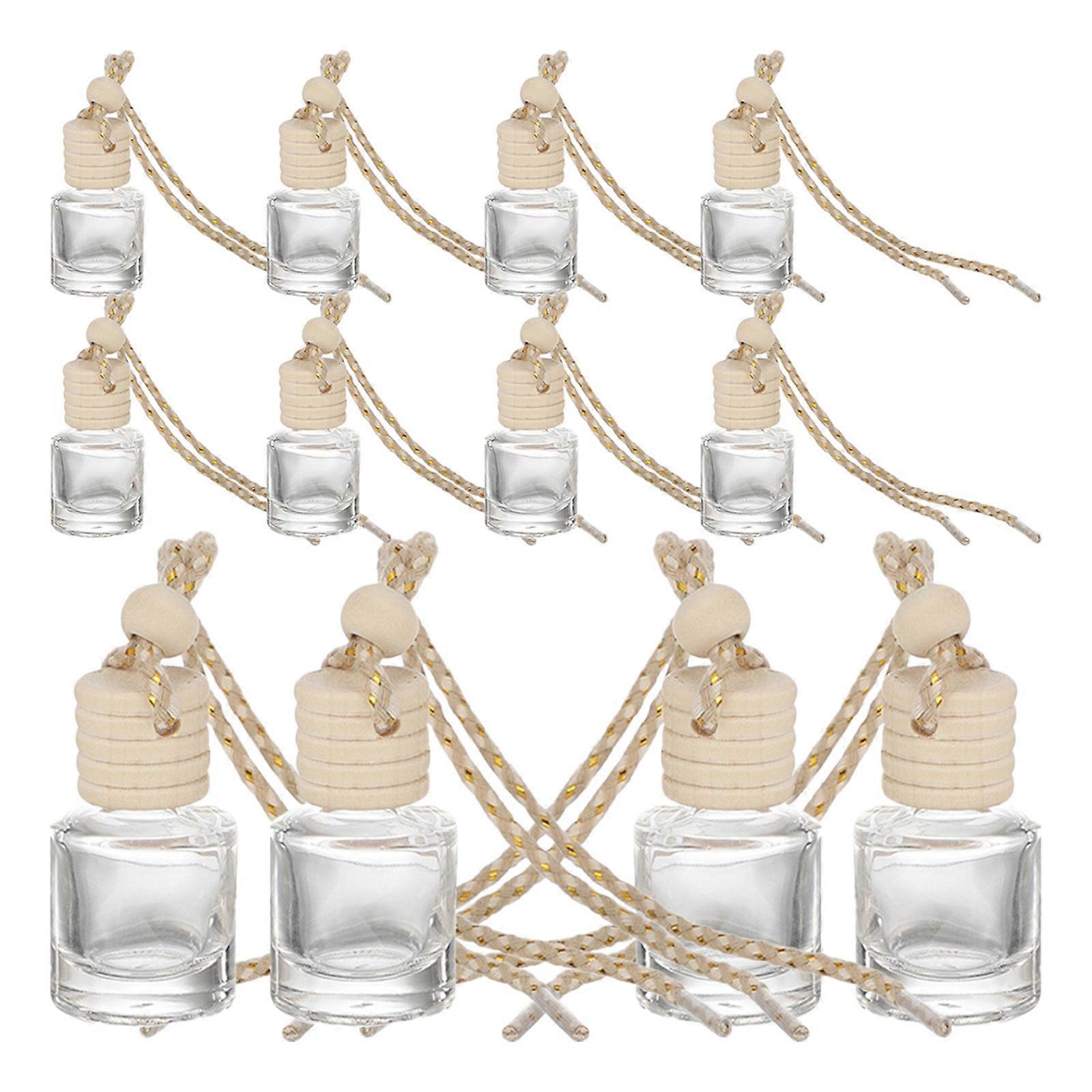 Transparent Perfume Bottle Collection for Home Use 36Pcs Decorative Containers