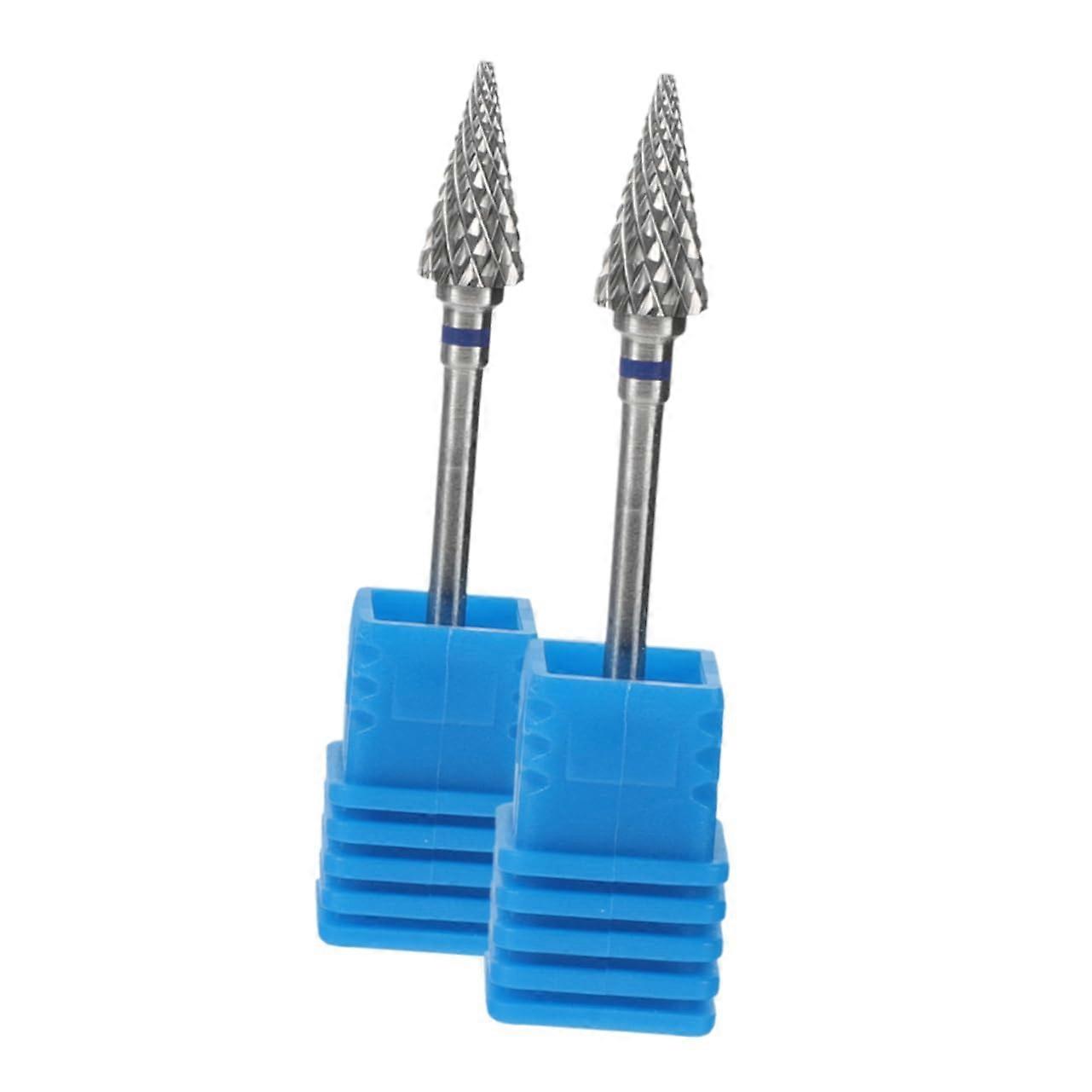 Nail Drill Bits Set Tungsten Nail Bit for Precision Cuticle Removal and Smooth Nail Surface