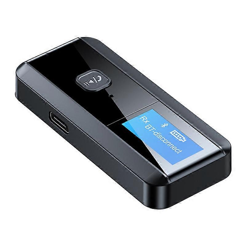 C29 2-in-1 LCD Display Bluetooth-compatible 5.0 Audio Receiver Transmitter Aux Stereo Wireless Adapt