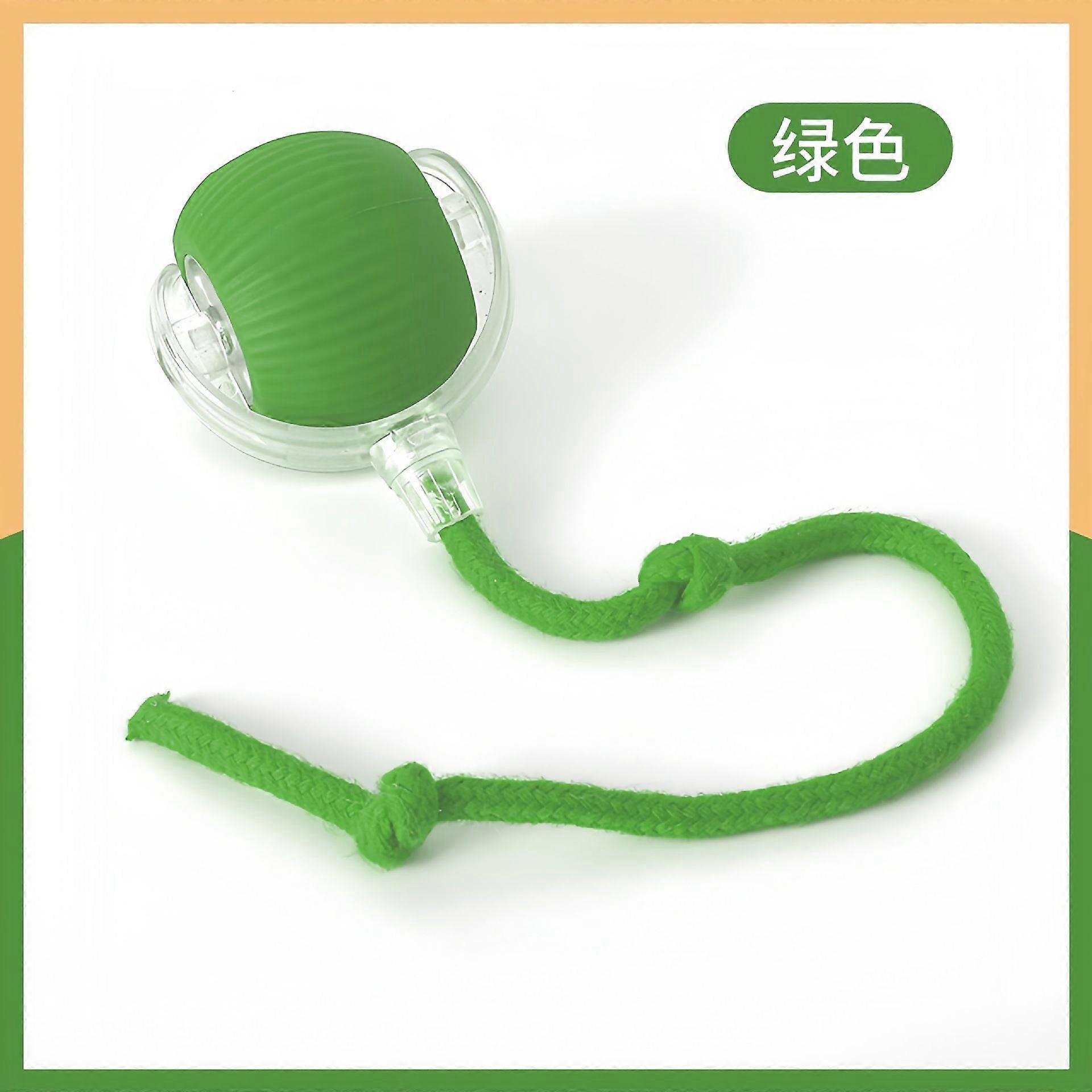 Two 360 smart automatic rolling pet balls, rechargeable, with irregular movement.