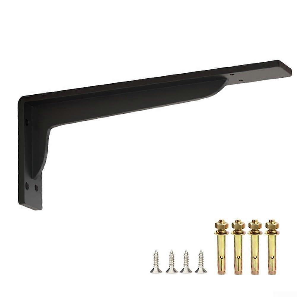 Heavy Duty Wall Mounted Shelf Bracket 10 Inch, 400kg Load, RustResistant Triangle Design