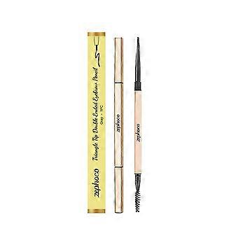 Grey Two-In-One Rotating Eyebrow Pencil, Brow Shaping, Natural, Waterproof ,1pcs