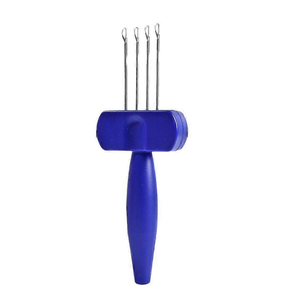 Portable Cord Knitting Hook Needle Crocheting Tool for Binding-Off or Edging Knitting LatchHook Tool Four-Head