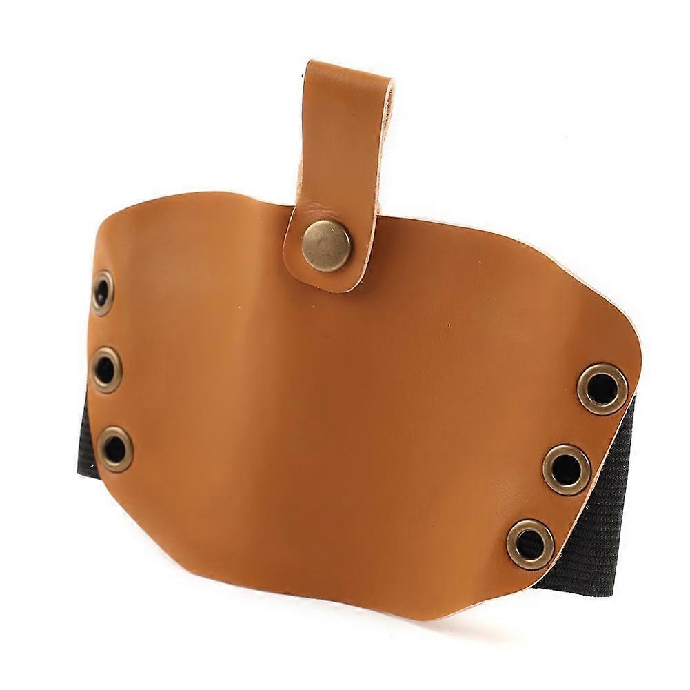 Motorcycle Gear Shift Protector Leather Boot Guard Pad AntiSlip Shoe Scuff Protection Yellow