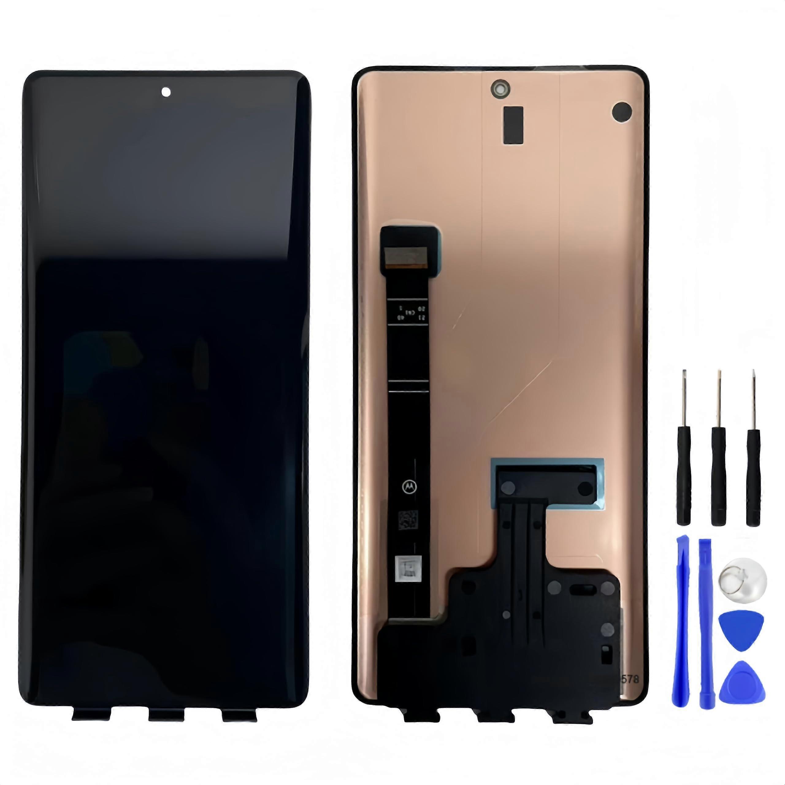 OLED LCD Touch Screen Digitizer Replacement 6.67 Inch with Tool Kit for Motorola Edge+ 2023