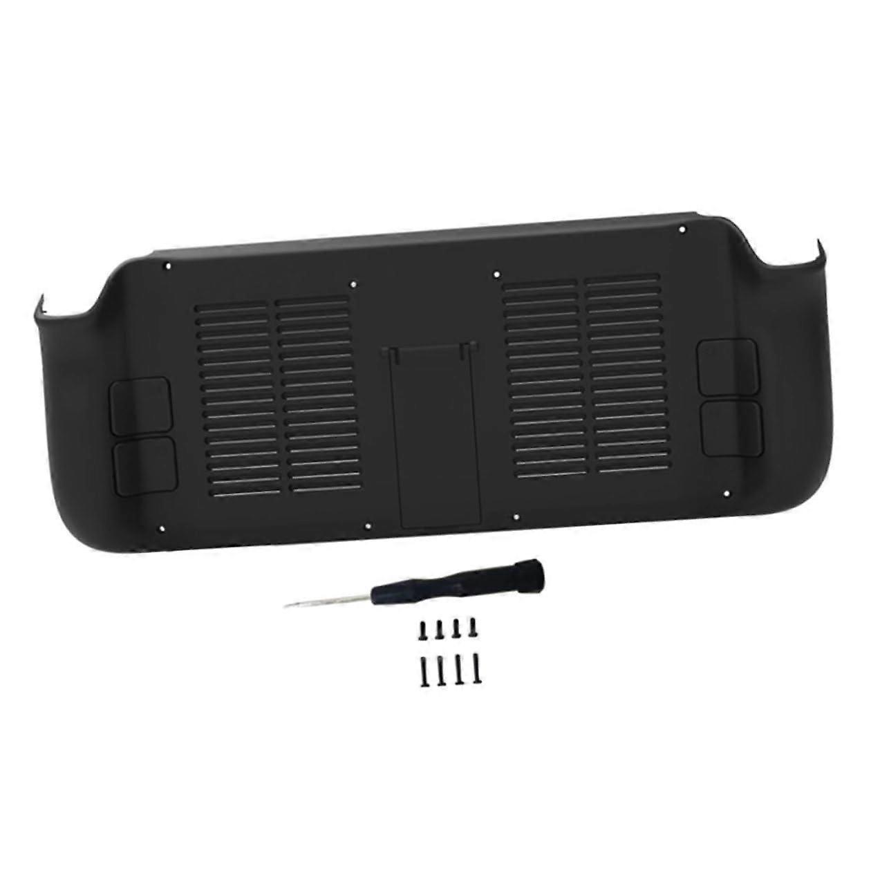 Gaming Console Protective Cooling Case with Foldable Stand and Easy Installation Rear Shell Cover