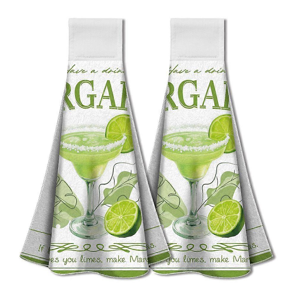 Microfiber Hanging Towel for Kitchen Cocktail 345x315mm 2pcs/set