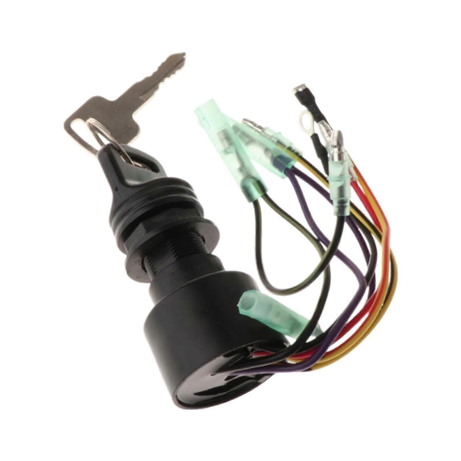Heavy Duty Boat Engine Ignition Switch with Key for BF115 BF135 BF150 BF200 BF225 Control Box