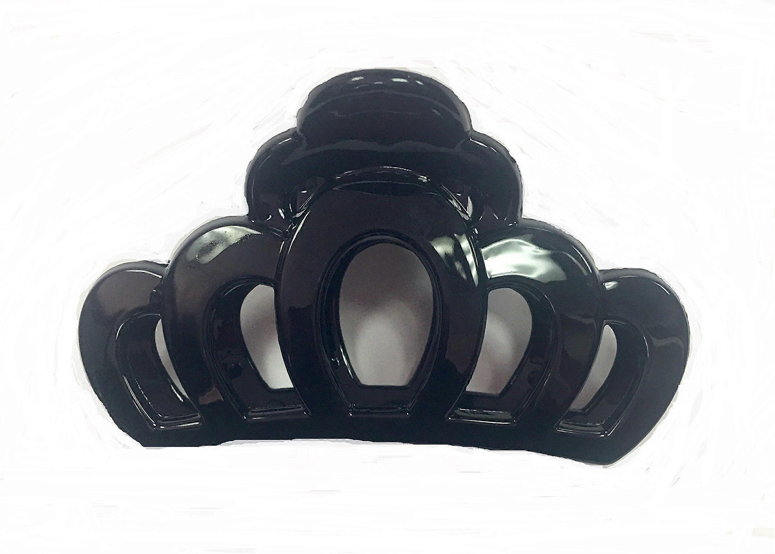 12 Pack Medium Black Butterfly Hair Clips for Styling and Sectioning with Secure Grip