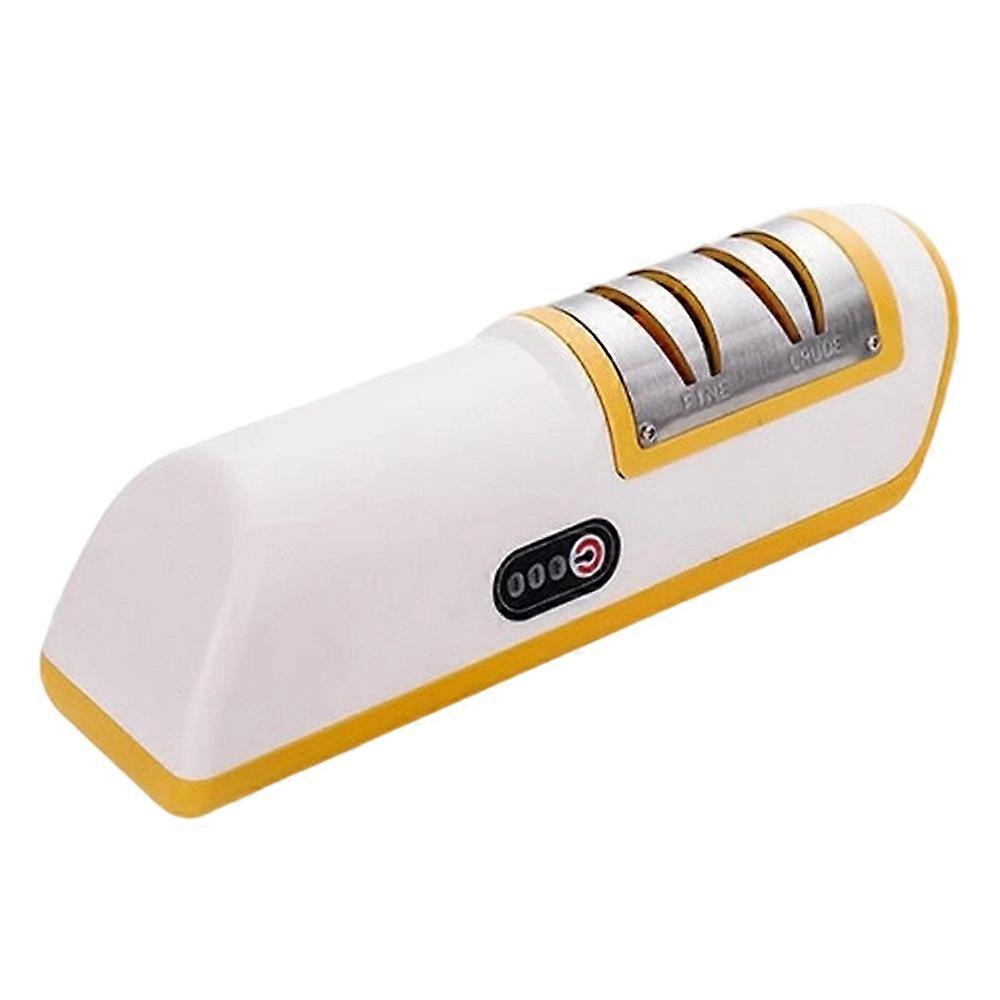 Electric Sharpener Battery Powered Kitchen Tool Knife Grinder with Speed Settings Fast Sharpening