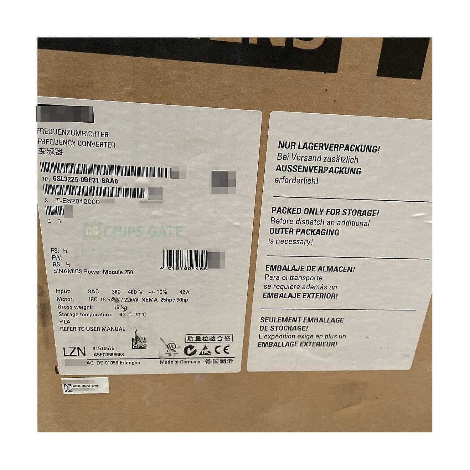 Power Module 6SL32250BE318AA0 for Siemens Sinamics Drive Quick System Restoration