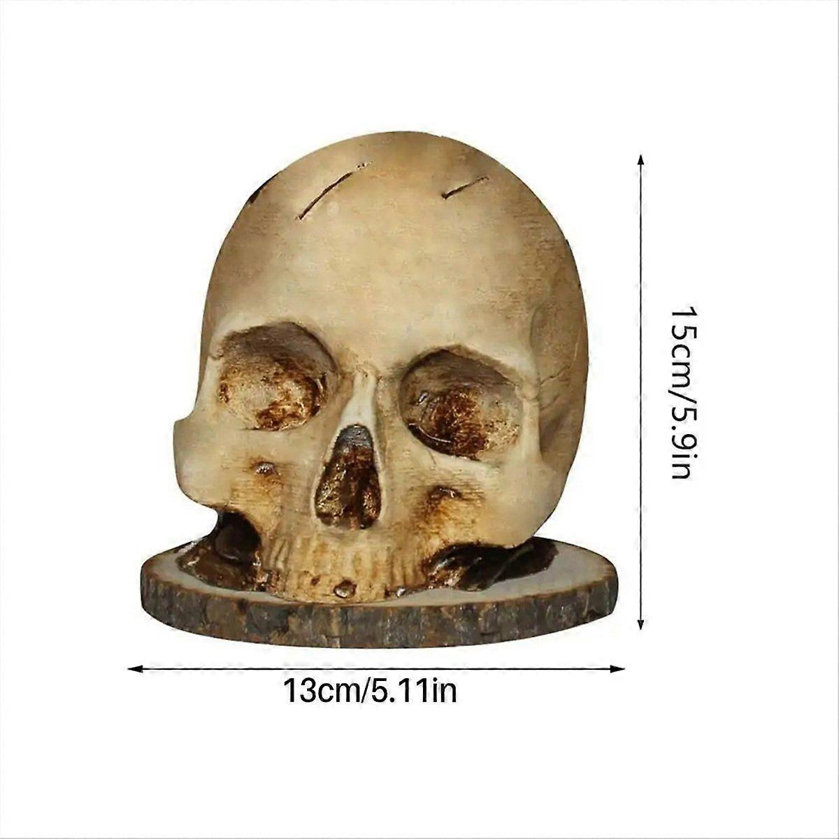 Kitchen Storage Skull Knife Holder Horror Head Shape Knive Holder