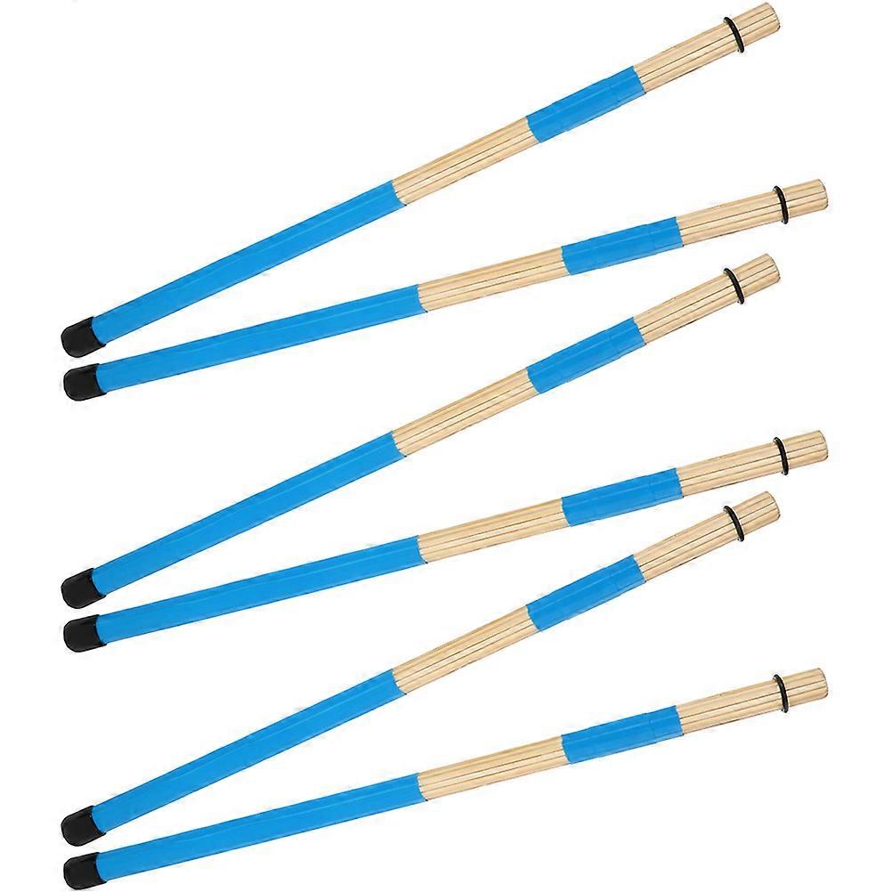 Bamboo Drum Brush for Percussion Instrument 3Pairs Accessories