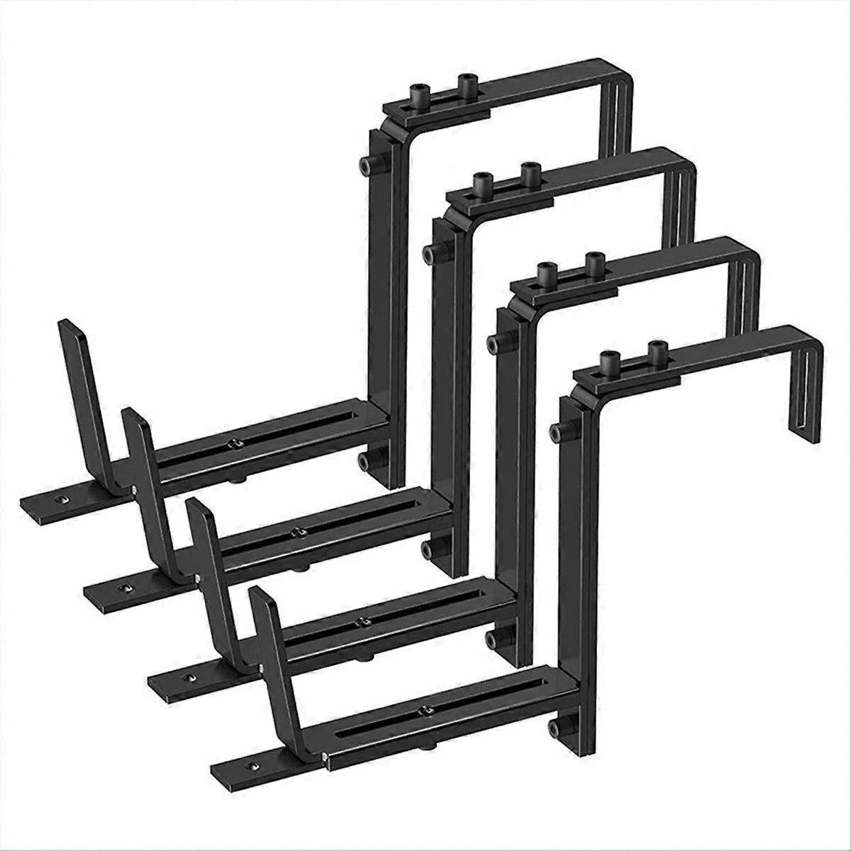 4PCS Adjustable Planter Box Bracket (6 to 12.5 Inches)