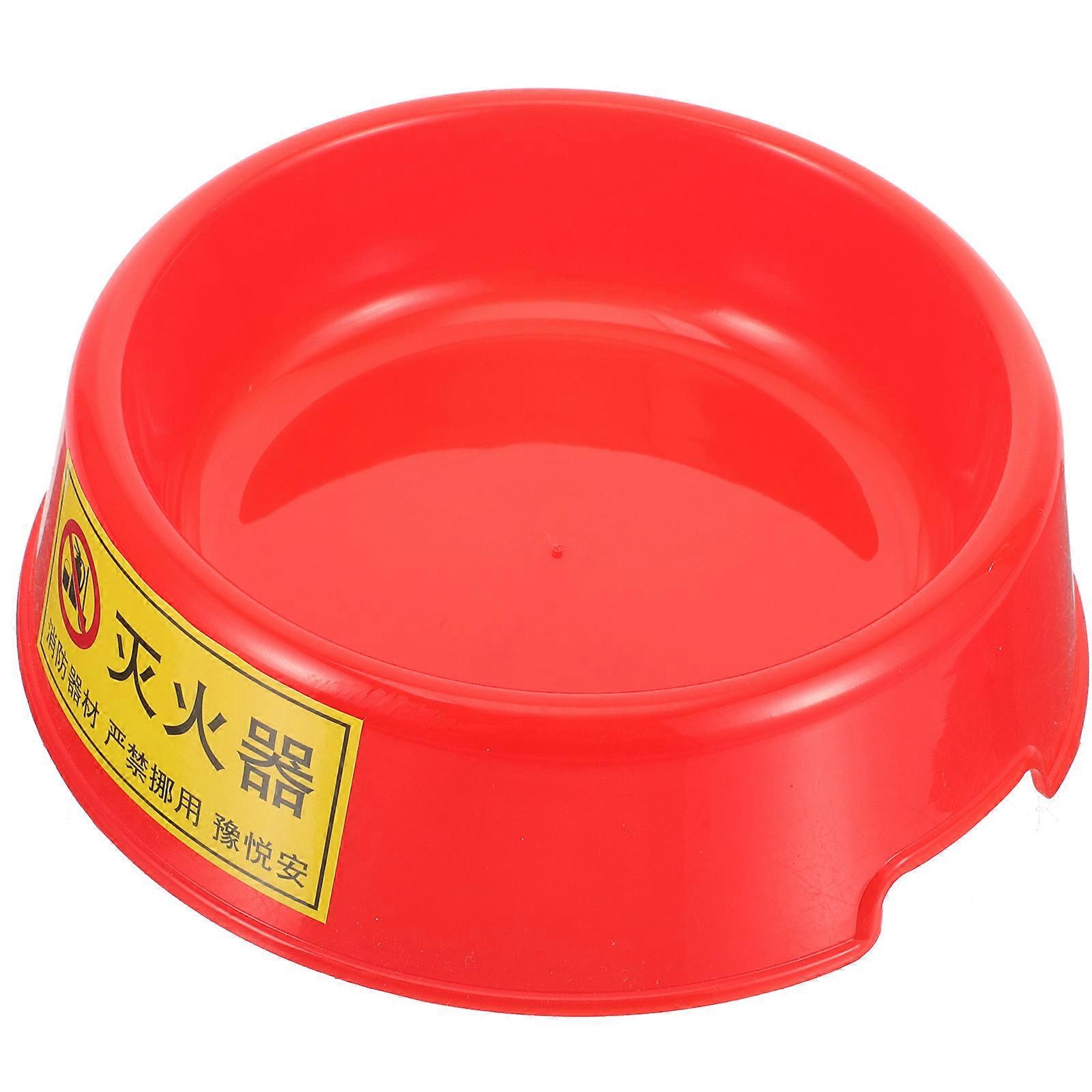 Fire Extinguisher Support Plastic Base for Storage Holder Red