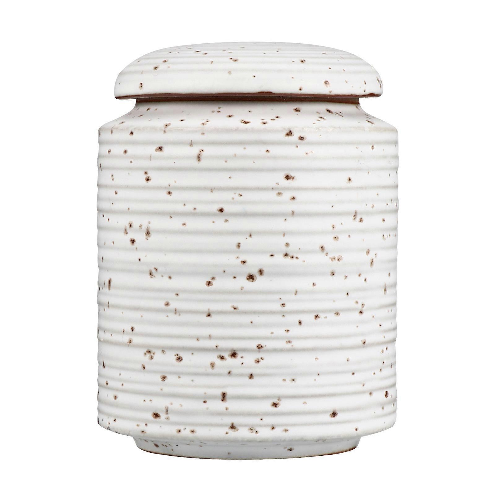 Ceramic Storage Jar for Storage 1Pcs Beautiful Dust-Proof Sugar Jar