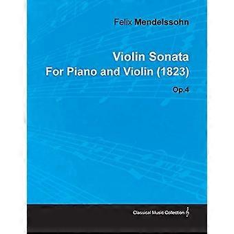 Vioolsonate van Felix Mendelssohn voor piano en viool (1823) op.4