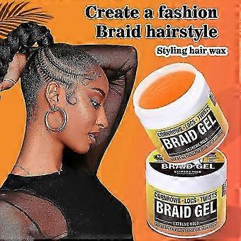 All Day Locks Braid Gel. Fijación extrema, alto brillo.Control de bordes sin frizz ni escamas.Árbol de té, lavanda, aceite de menta.Trenzas lisas y elegantes, mechones, twi