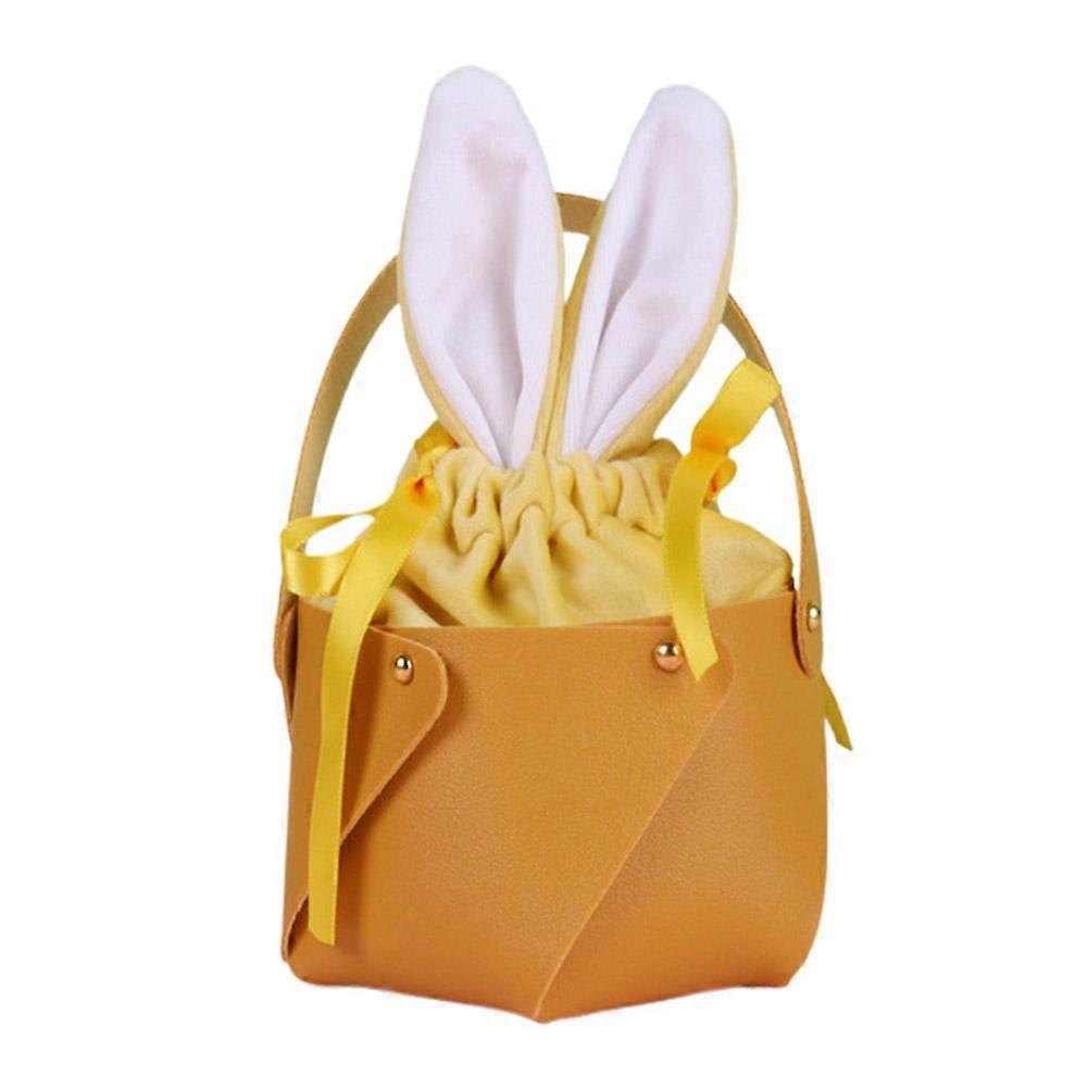 Easter Candy Bag Happy Easter Rabbit Bunny Ears Candy Bag Pouch Storage
