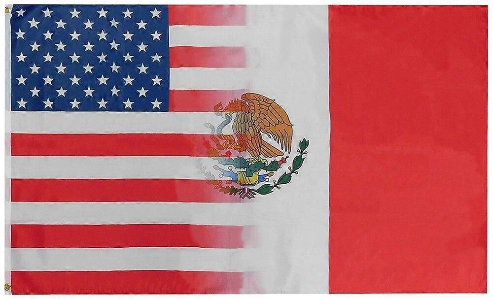 USA Mexico Flagg Banner C0099