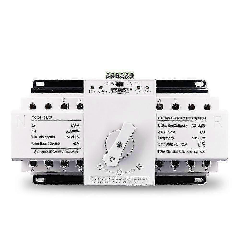 25-26 50/60hz Mcb Type Automatic Transfer Switch Power Switch Automatic Transfer Device, 2 Input 2
