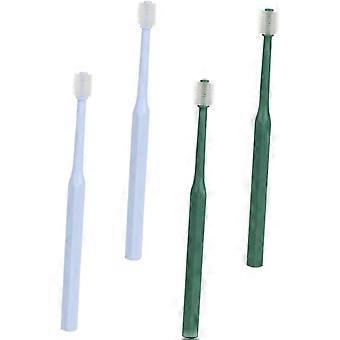 Set van 4 ergonomische tandenborstels voor katten en honden, geschikt voor gebitsverzorging. Inclusief borstels.
