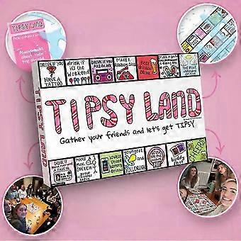 Tipsy Land – ein lustiges Trinkspiel für Freunde auf Partys: Aufgaben, Herausforderungen und gute Laune!