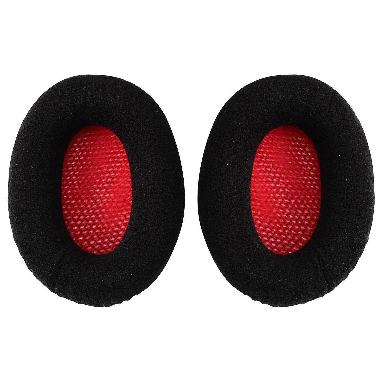 Earphone Sponge Cushion for Earphone Use 2Pcs Red Soft Elastic Replacement