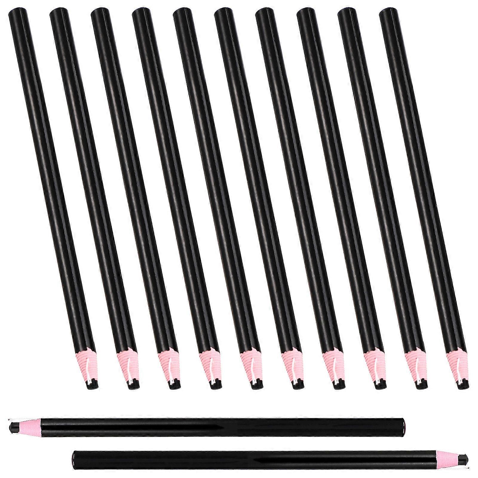 Black Multi-Purpose Crayons Nuobesty Marker Crayons for Marking 6Pcs