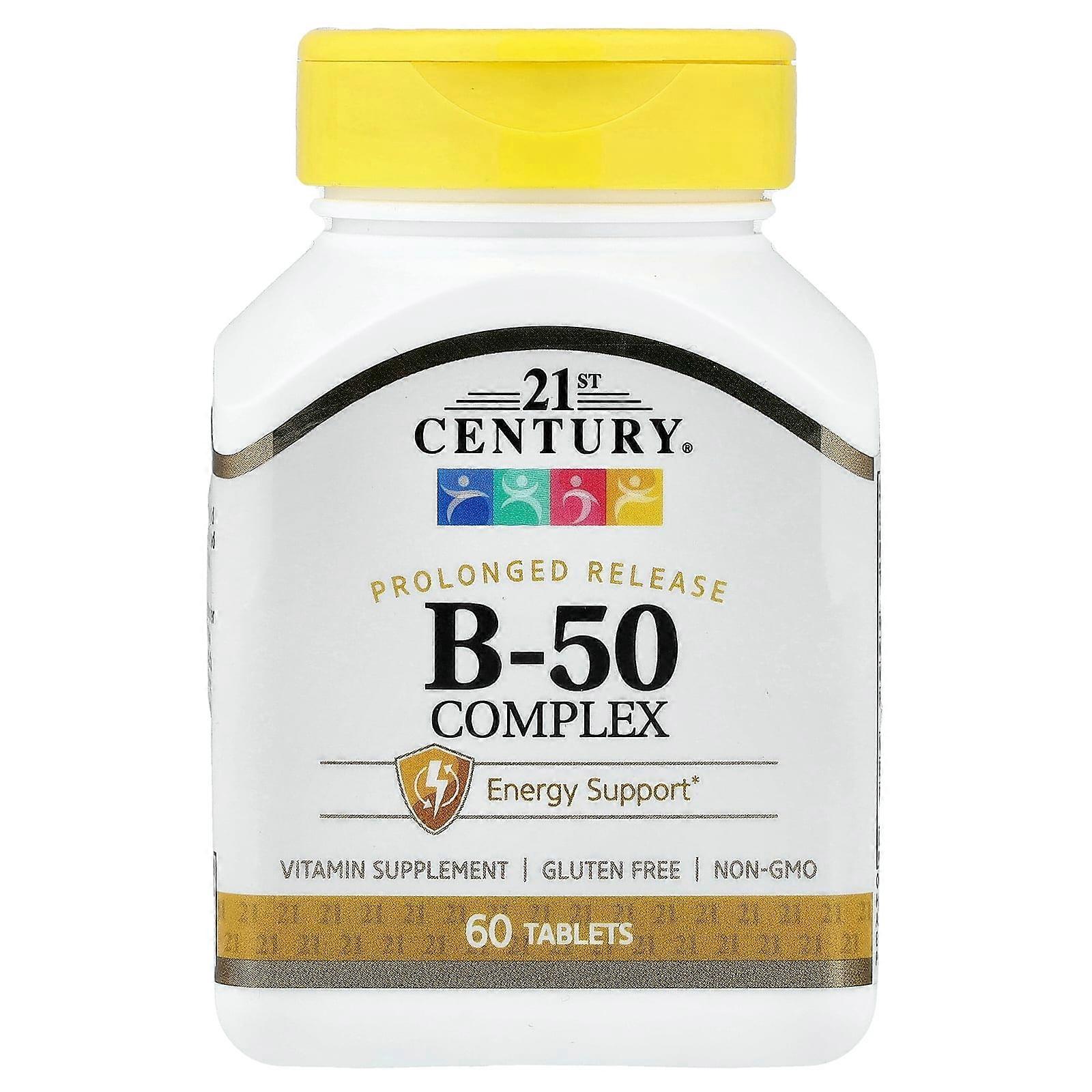 21st Century, B-50 Complex, Prolonged Release, 60 Tablets