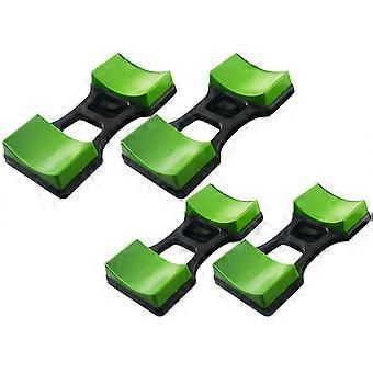 Dumbbell Rack 4Pcs Green Plastic Dumbbell Holder for Home Use