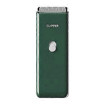 Pet Hair Clipper for Dogs and Cats Kittens Puppies Waterproof Low Noise 6000RPM Motor USB Rechargeable Rounded Blade Green