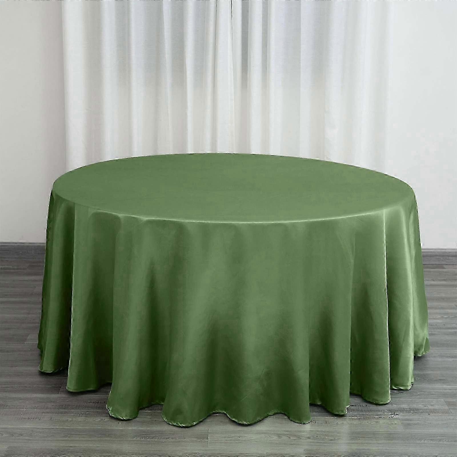 120 Inch Round Satin Table Cover