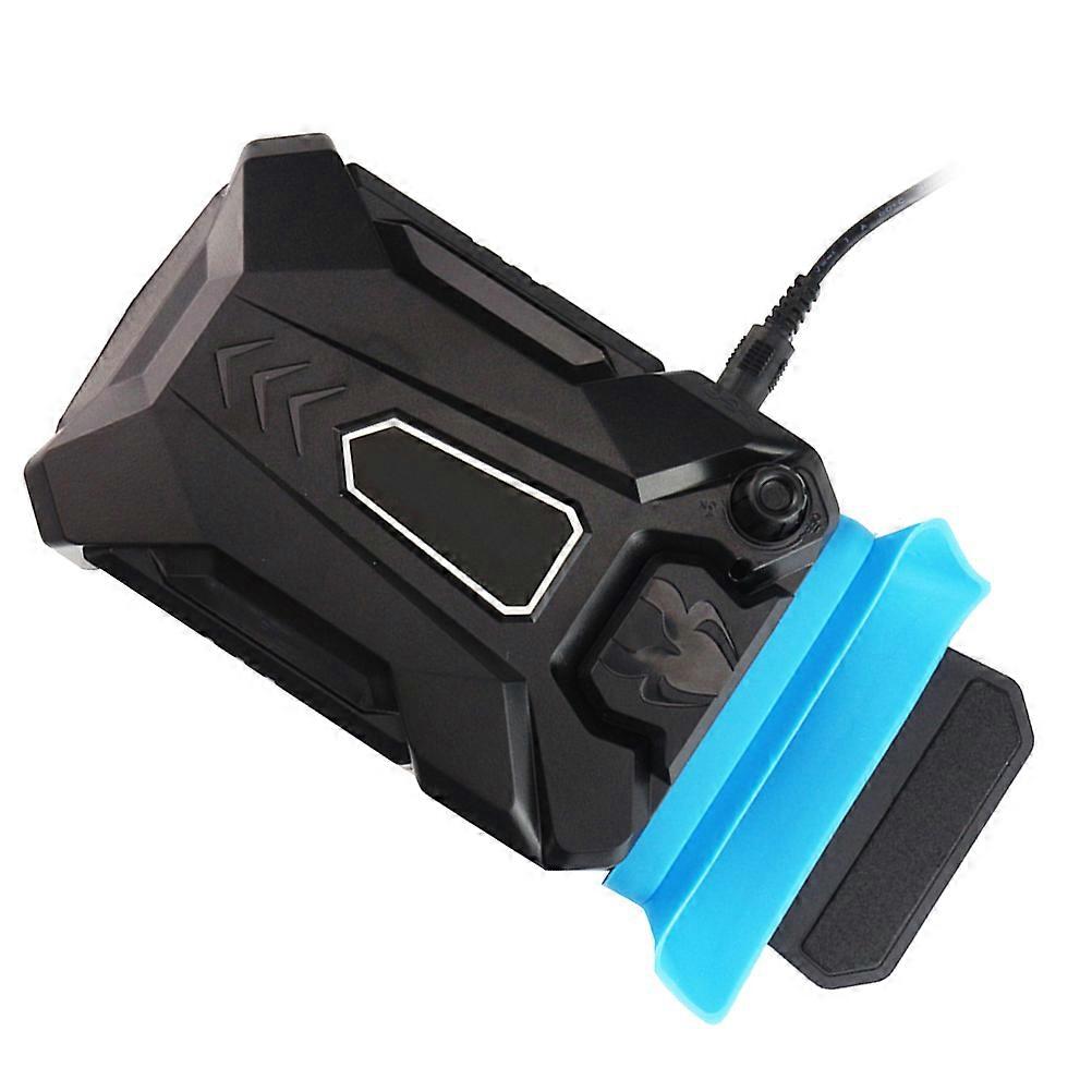 Air Draft Computer Radiator USB Laptop Side Suction Radiator Practical Computer Accessory (Black)