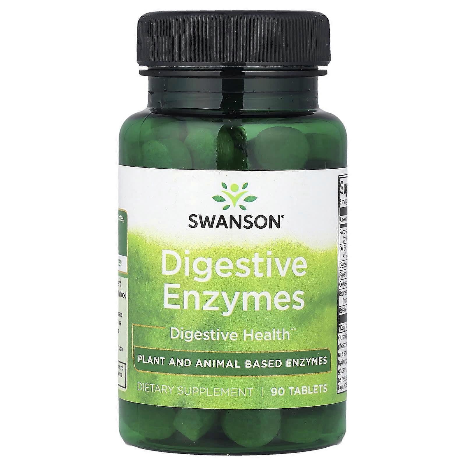 Swanson, Digestive Enzymes, 90 Tablets, 2-Pack