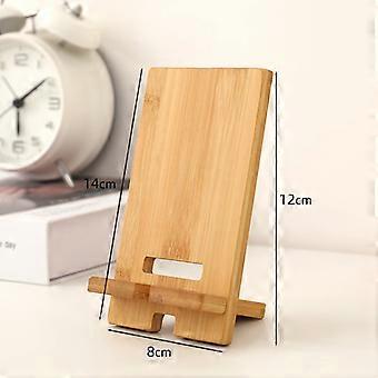 Schreibtischhalterung aus Holz für Handy, Schreibtischständer, Smartphone-Ladegerät, Handy, Tablet, Halterung
