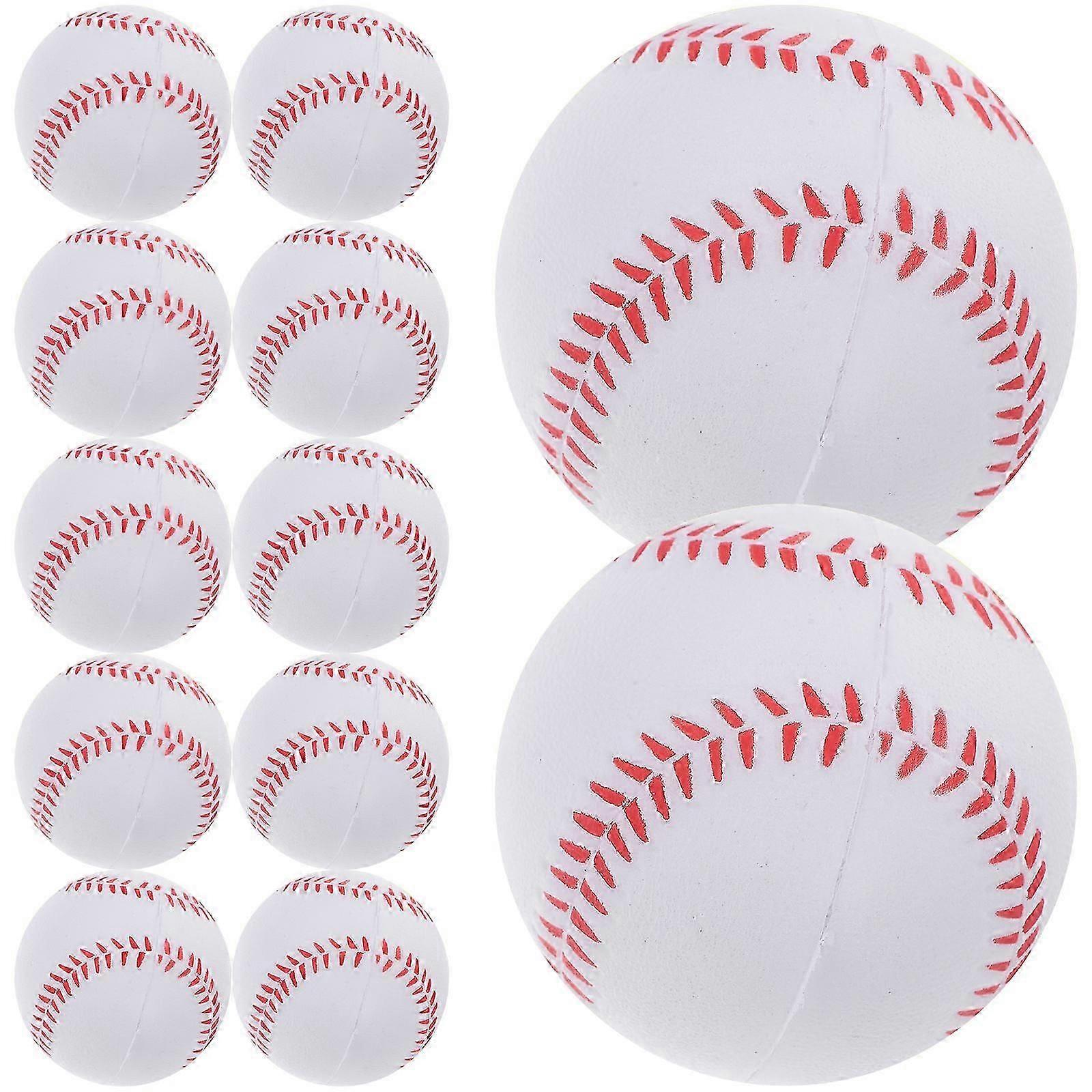 PU Baseballs Soft Baseballs for Practice 12Pcs Durable Training Balls