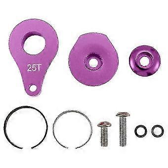 2026PING-25T Steering Servo Arm Horn 1 Hole for RC Crawler Car Large Torque Digital Servo Upgrade Parts Purple