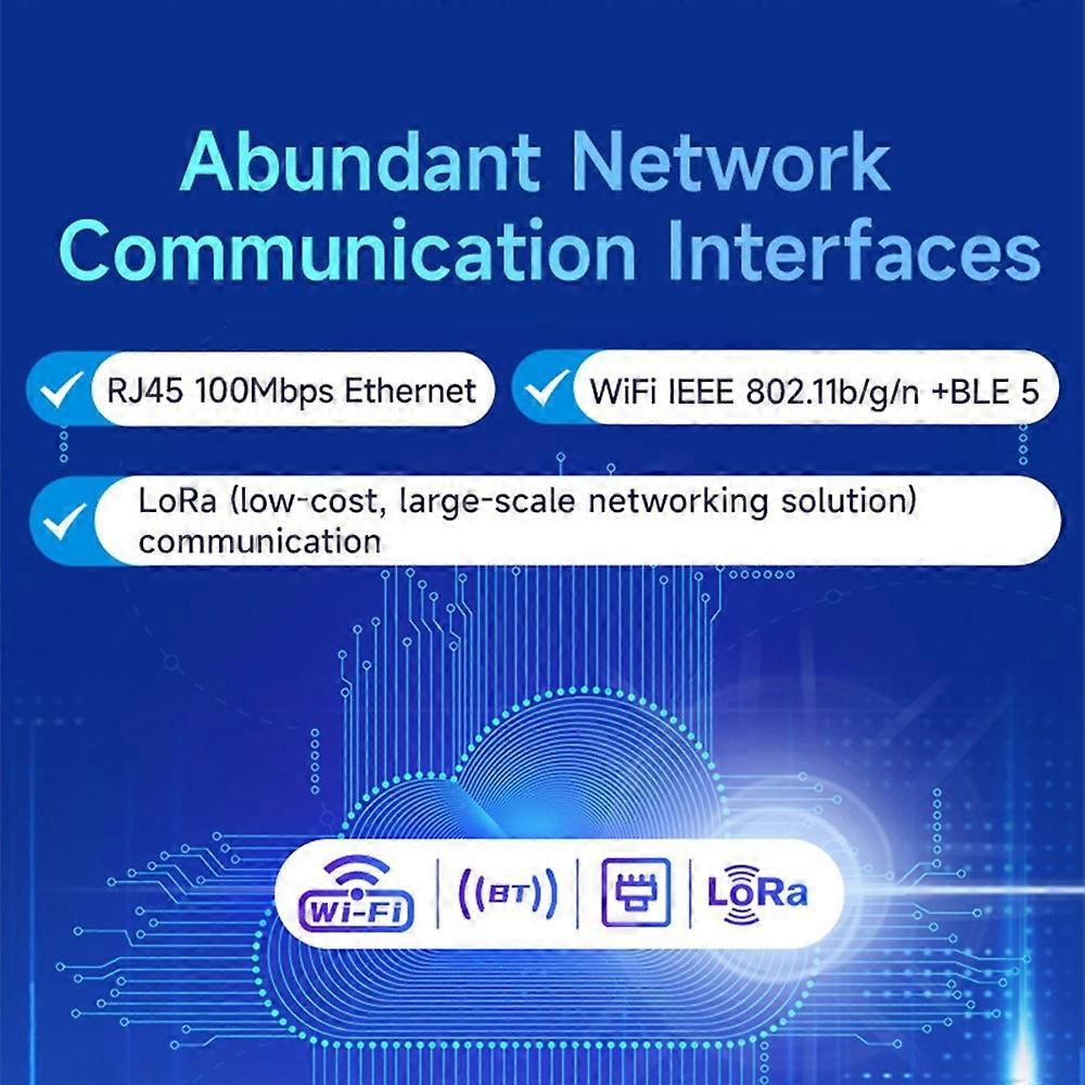 ESP32-S3 Industrial Control Computer Programmable Industrial Computer Python ECM50 2D1 2AI 2DO IO Ports Modbus Gateway B