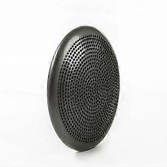 Yoga Seat Cushion Inflated Stability Wobble Cushion Grey Round For Exercise Strengthens 1 Wobble Cushion