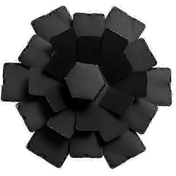 Explosion Box, Gift Box - Hexagon Black